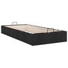 vidaXL Cadre de lit ottoman sans matelas noir 90x200 cm tissu