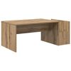 vidaXL Table basse Ch&ecirc;ne artisanal 90 x 45 x 35 cm Bois d'ing&eacute;nierie