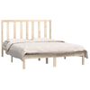 vidaXL Cadre de lit sans matelas 135x190 cm bois de pin massif