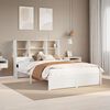 vidaXL Lit biblioth&egrave;que sans matelas blanc 120x190 cm bois pin massif