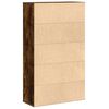 vidaXL Bibliothèque chêne fumé 60x24x101,5 cm bois d'ingénierie