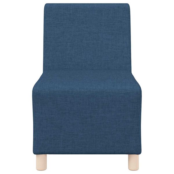 vidaXL Canap&eacute; modulaire sans accoudoirs Bleu 55 cm Tissu