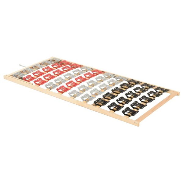 vidaXL Cadre de lit 12 lattes t&ecirc;te de lit r&eacute;glable 80x200 cm