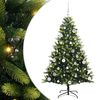 vidaXL Arbre de No&euml;l artificiel &agrave; charni&egrave;res 150 LED Vert 150 cm
