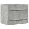 vidaXL Armoire d'&eacute;vier Gris b&eacute;ton 60x38,5x48 cm Agglom&eacute;r&eacute;