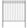 vidaXL &Eacute;l&eacute;ment de cl&ocirc;ture ASSEN Gris 170 x 200 cm Acier
