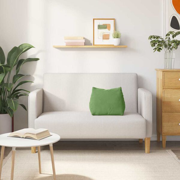 vidaXL Coussin de Dos Vert clair 45 x 20 x 35 cm