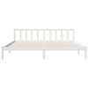 vidaXL Cadre de lit extra long sans matelas 180x220 cm bois massif pin
