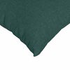 vidaXL Coussins de canapé 2 pcs Vert foncé 70 x 50 cm tissu