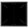 vidaXL Transats 3 pcs Noir 40 x 40 x 40.5 cm polyrotin