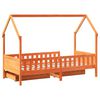 vidaXL Cadre de lit enfants avec tiroirs sans matelas 90x200 cm bois