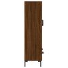 vidaXL Buffet haut ch&ecirc;ne marron 69,5x31x115 cm bois d'ing&eacute;nierie