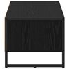 vidaXL Meuble TV Ch&ecirc;ne noir 100 x 36,5 x 30,5 cm Bois d'ing&eacute;nierie