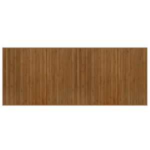 vidaXL Tapis rectangulaire marron 80x200 cm bambou