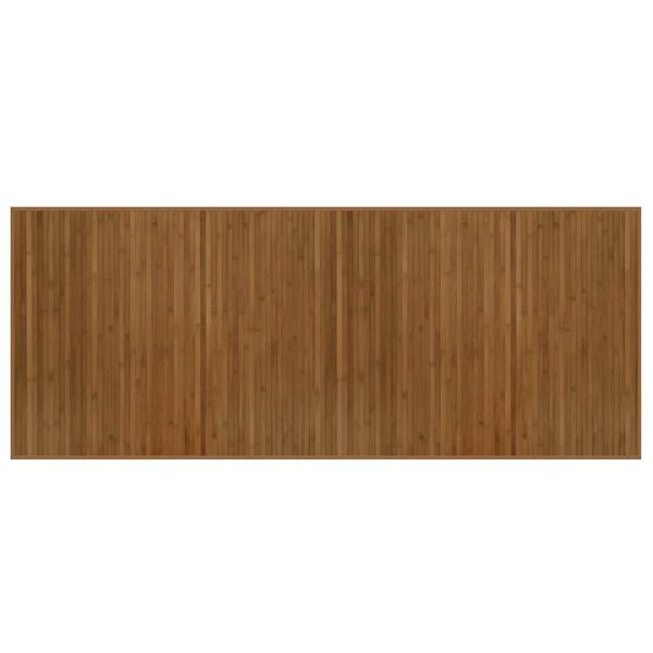 vidaXL Tapis rectangulaire marron 80x200 cm bambou