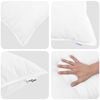 vidaXL Couette avec oreiller 2 pcs Blanc Microfibre