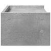 vidaXL Support de moniteur gris b&eacute;ton 42x24x16 cm bois d'ing&eacute;nierie