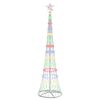 vidaXL Arbre de No&euml;l LED Multicolore 250 cm M&eacute;tal