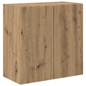 vidaXL Meuble TV mural 59,5 x 31 x 60 cm Ch&ecirc;ne artisanal