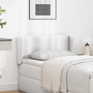 vidaXL Oreille de t&ecirc;te de lit Blanc 40,5 x 40,5 x 4 cm PVC