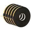 vidaXL Ruban adh&eacute;sif en mousse 5 pcs Noir 15mm x 10m Mousse CR