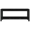 vidaXL Banc de jardin noir 108x35x45 cm bois massif de pin