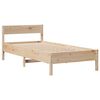 vidaXL Cadre de lit sans matelas 75x190 cm bois de pin massif