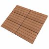 vidaXL Carreau de terrasse 6 pcs Marron 60 x 30 cm WPC
