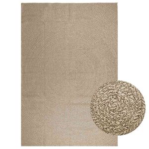 vidaXL Tapis ZIZUR beige 240x340 cm aspect de jute int&eacute;rieur ext&eacute;rieur
