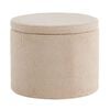 Venture Home Pouf Dunken 51x51x43 cm Teddy Beige