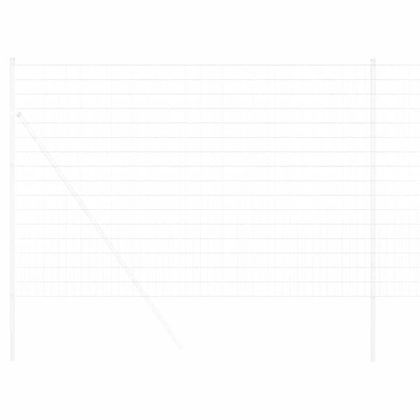 vidaXL Clôture Euro Argent 1.6 x 10 m