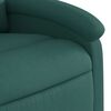 vidaXL Fauteuil inclinable vert fonc&eacute; tissu