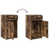 vidaXL Buffet Ch&ecirc;ne fum&eacute; 40 x 40.5 x 75 cm Bois d'ing&eacute;nierie