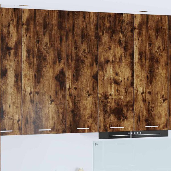 vidaXL Armoire suspendue Ch&ecirc;ne fum&eacute; 30 x 31 x 100 cm Bois d'ing&eacute;nierie