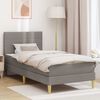 vidaXL Cadre de lit Taupe 80 x 200 cm Polyester