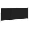 vidaXL Auvent lat&eacute;ral r&eacute;tractable de patio 180x500 cm Noir