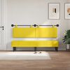 vidaXL T&ecirc;te de lit suspendue Montage mural Jaune clair 170 x 55 x 5 cm