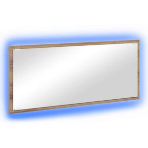 vidaXL Miroir Ch&ecirc;ne artisanal 90 x 8,5 x 37 cm Bois d'ing&eacute;nierie