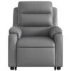 vidaXL Fauteuil inclinable de massage &eacute;lectrique gris similicuir