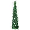 vidaXL Sapin de No&euml;l artificiel escamotable vert 180 cm PET