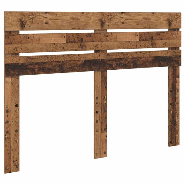 vidaXL T&ecirc;te de lit Bois Ancien 160 cm Bois d'ing&eacute;nierie