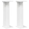 vidaXL Support de Plante 2 pcs Blanc 25 x 25,5 x 80,5 cm