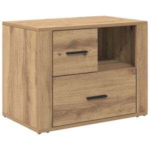 vidaXL Cabinet de chevet Ch&ecirc;ne artisanal 35 x 60 x 50 cm