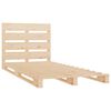 vidaXL Cadre de lit 90x190 cm Bois de pin massif Simple
