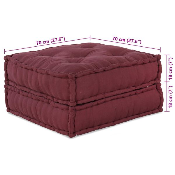 vidaXL Canapé modulaire 2 pcs Marron 140 x 70 x 36 cm tissu
