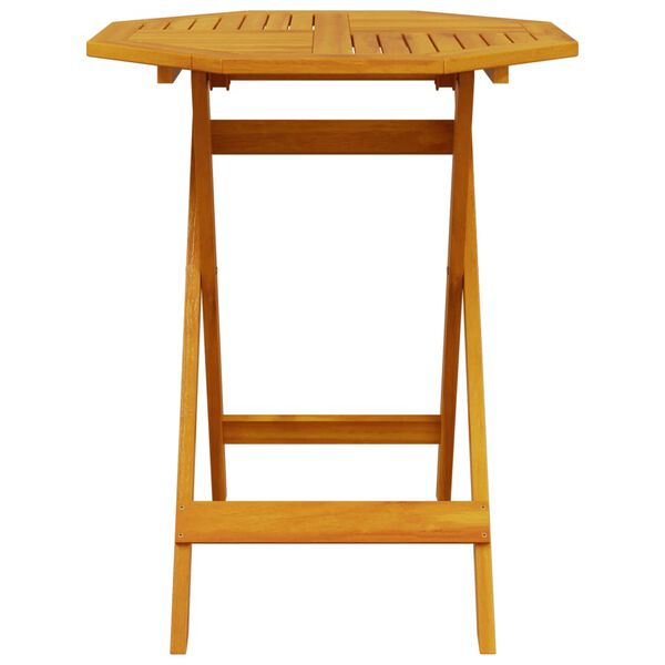 vidaXL Ensemble de bistro pliable 3 pcs bois d'acacia solide