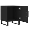 vidaXL Tables de chevet 2 pcs noir 40x40x50 cm bois d’ingénierie