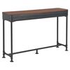 vidaXL Table console avec 2 tiroirs 120x30x75 cm Bois de sapin massif