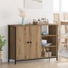 vidaXL Buffet Ch&ecirc;ne artisanal 100 x 33 x 75 cm Bois d'ing&eacute;nierie