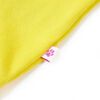 T-shirt pour enfants jaune vif 116